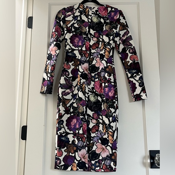 Cynthia Rowley floral print midi dress - Picture 2 of 2